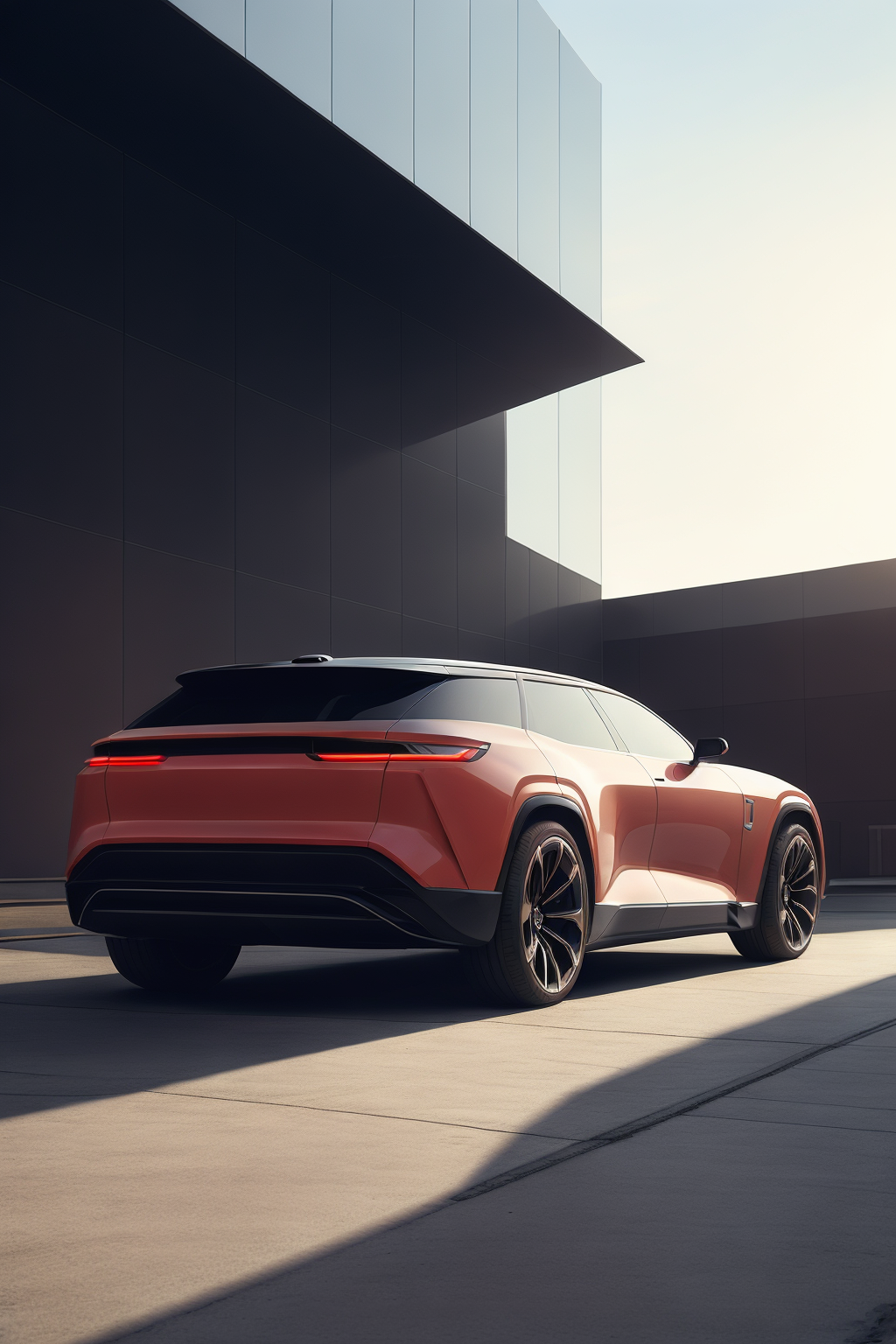 11529-1850736147-((1 car)),(RAW photo, best quality),(realistic, photo-realistic_1.3),masterpiece,The image features a red sports car parked on a.png